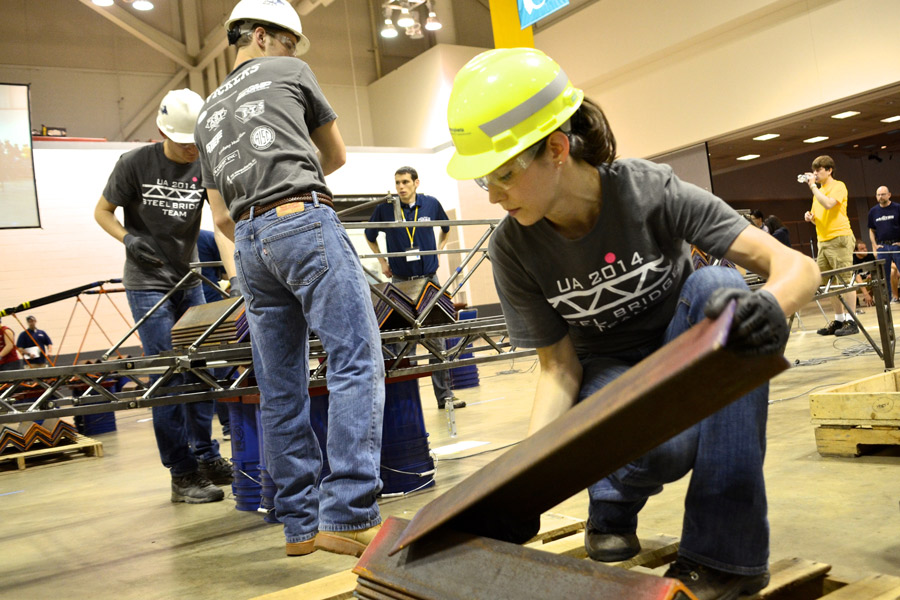 2014 Steel Bridge Competition at The University of Akron