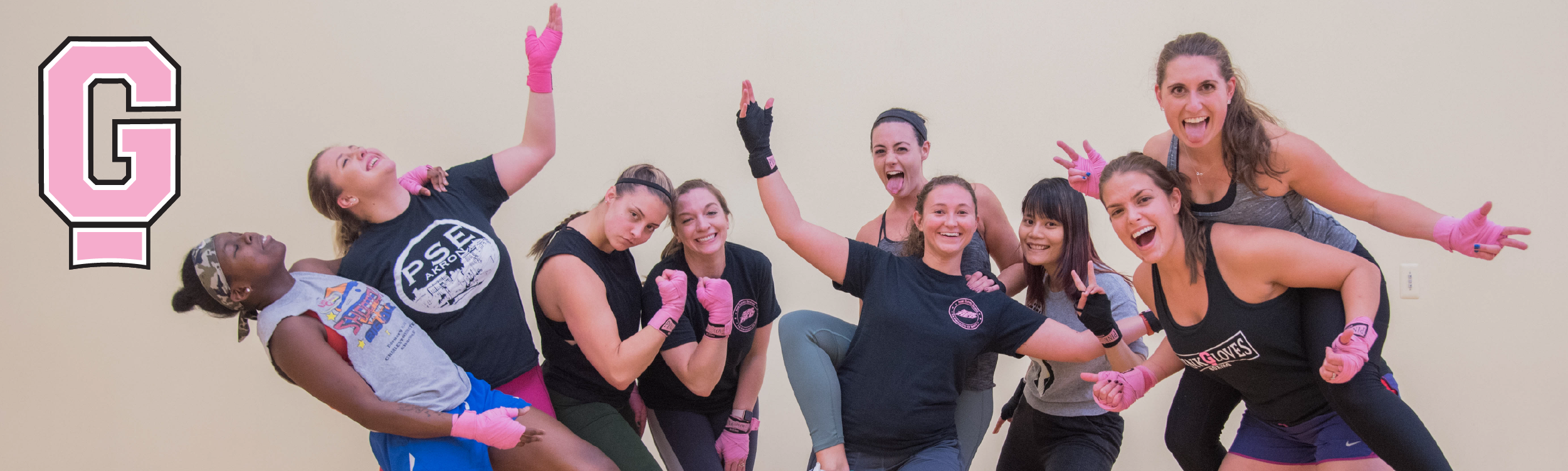 Women of Pink Gloves Boxing