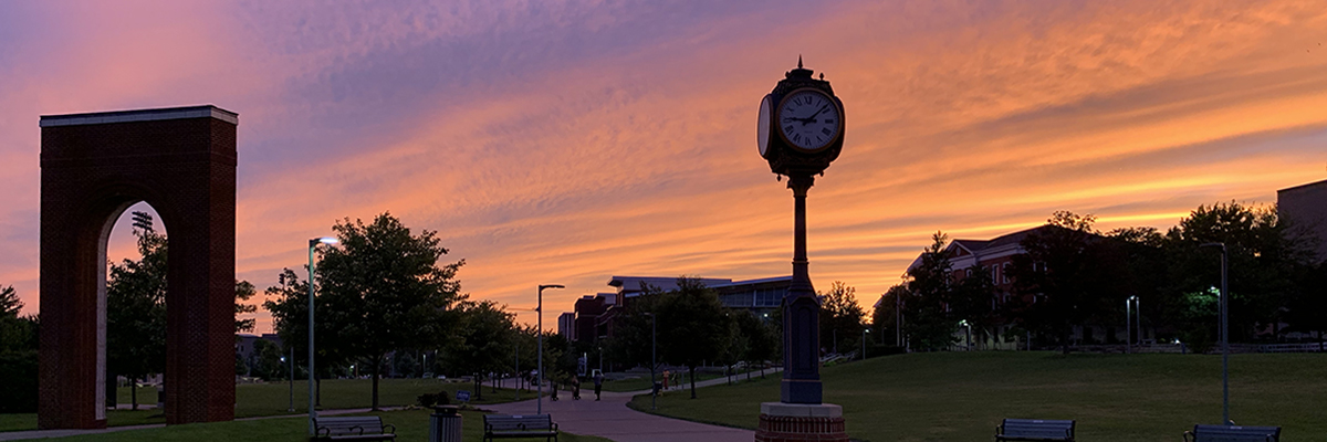 Coleman Common at sunset