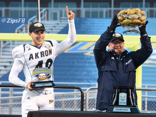 Akron wins Famous Idaho Potato Bowl