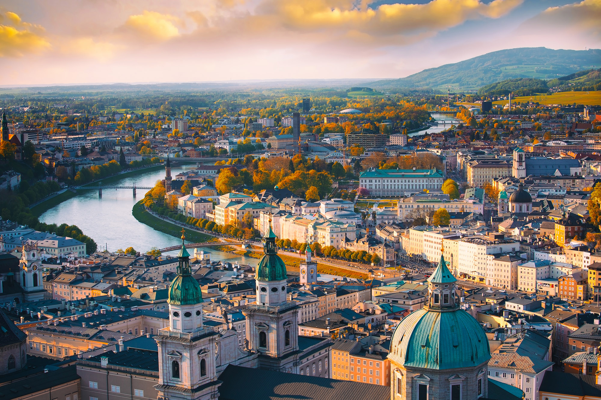 Aeiral panoramic of Vienna