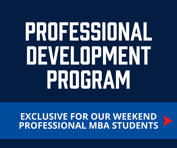 UA's new Professional Development Program - Exclusive for our Weekend Professional MBA students