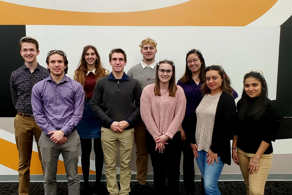 The 2022-2023 business case competition is sponsored by Continental Corporation, and students had the opportunity to visit Continental's headquarters in nearby Fairlawn, Ohio.