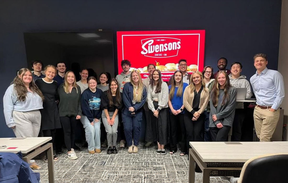 Students working with Swensons