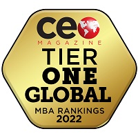 CEO Magazine TIER ONE North American MBA Rankings 2022