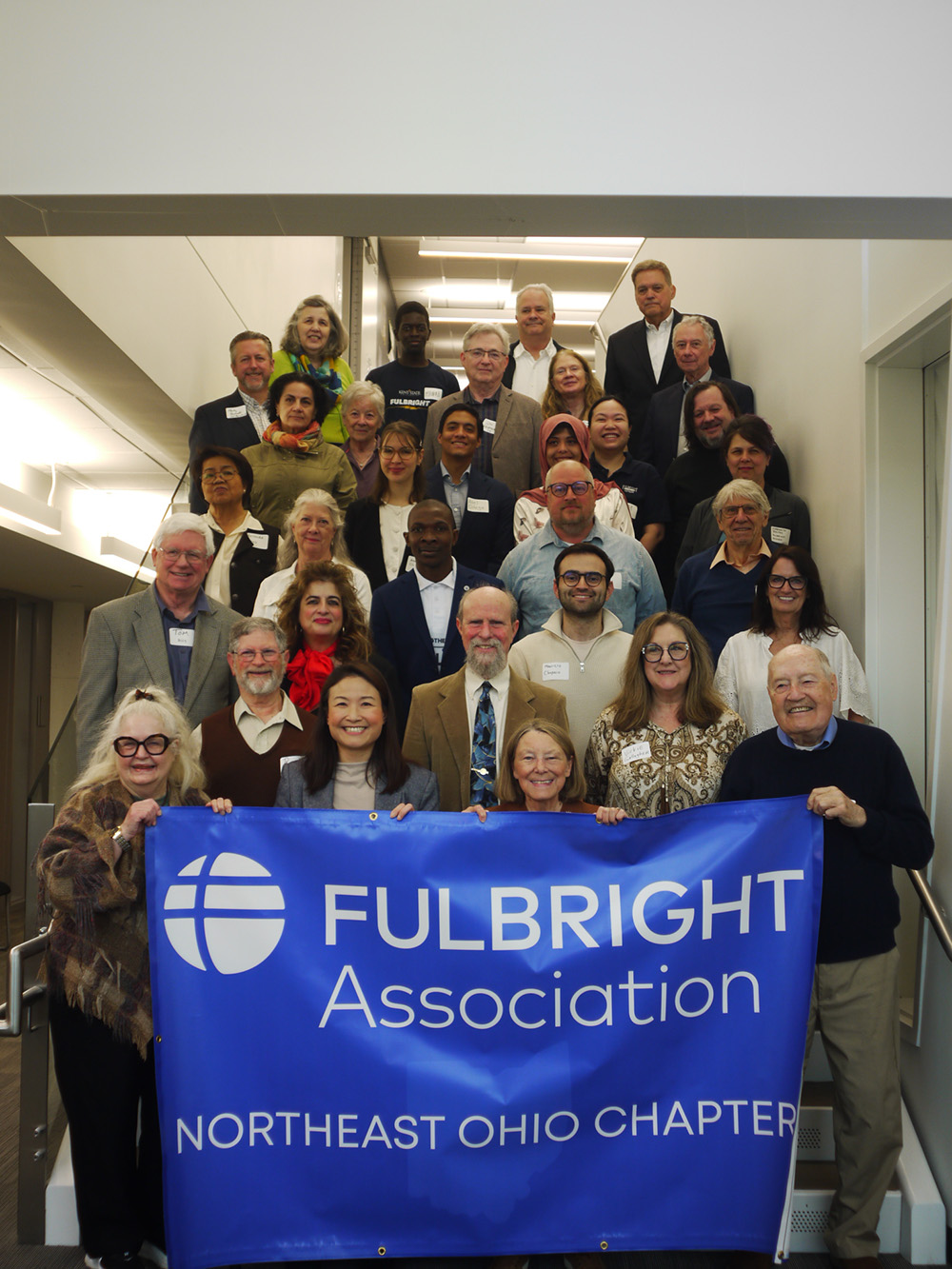 The University of Akron hosts connection event for Northeast Ohio Fulbright scholars