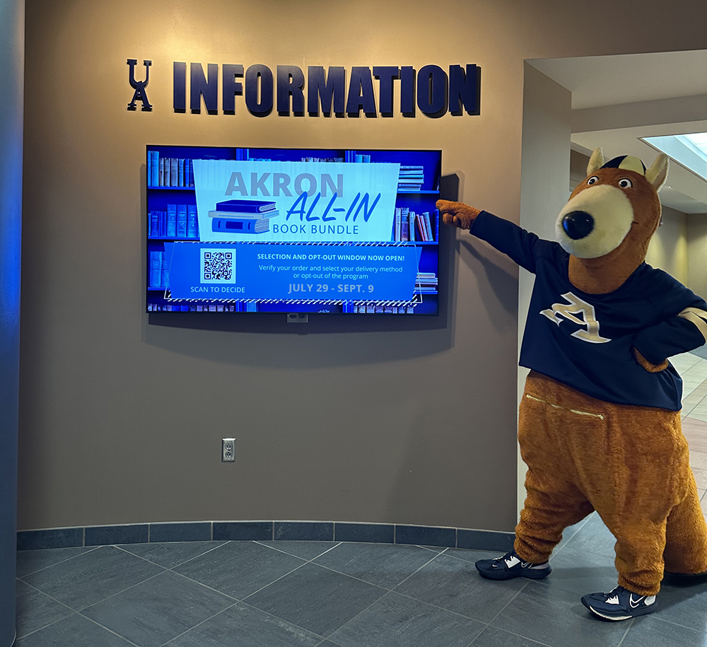 UA continues to support student success through AKRON ALL-IN Book Bundle program