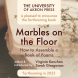 The University of Akron Press to Publish Marbles on the Floor: How to Assemble a Book of Poems