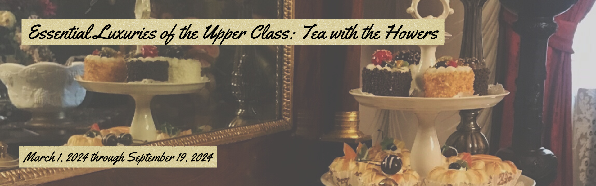 Website Banner Tea with the Howers Spring 2024