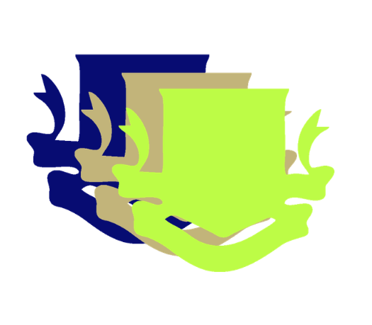 tri-color UA Badge