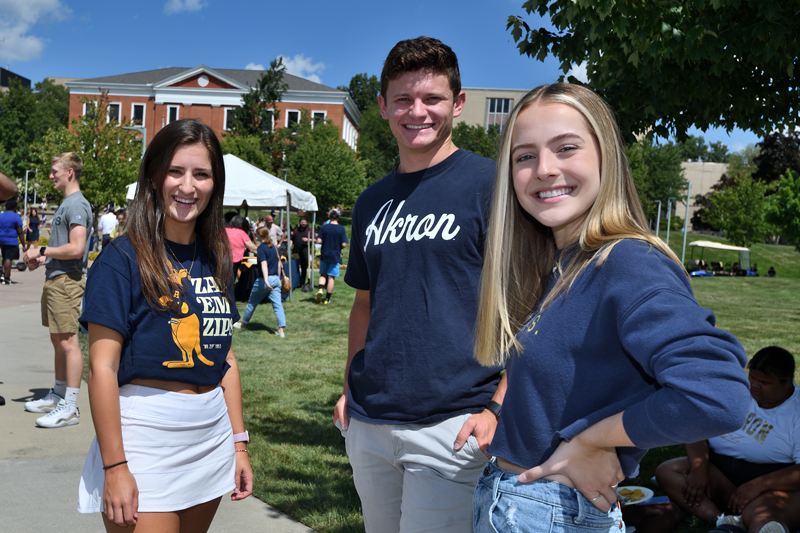 Students you could meet at preview days visiting the University of Akron