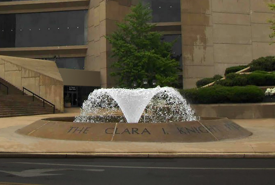 Clara I. Knight Plaza Fountain