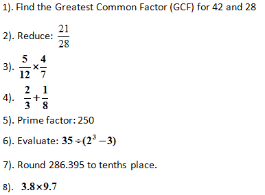 FUNDAMENTALS OF MATH I 