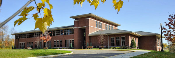 Medina County University Center in the autumn