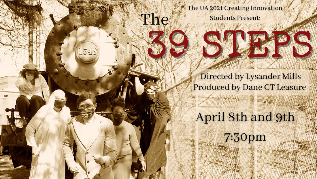The 39 Steps, presented by UA's Theatre Program