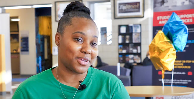 An education major talks about the undergraduate degree she chose.