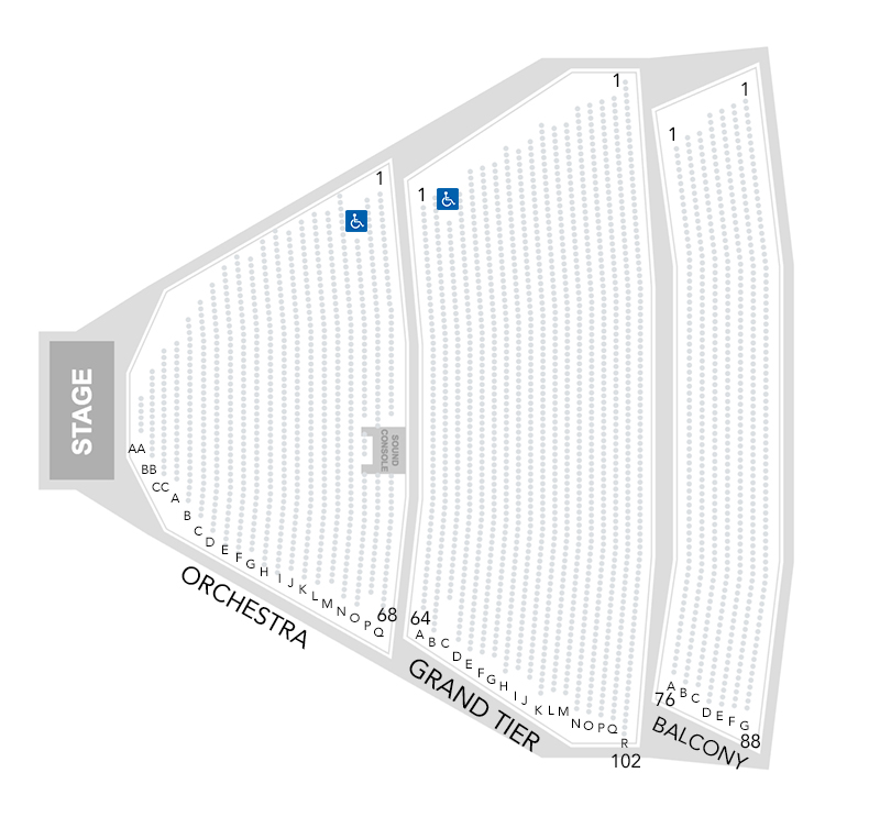 Ej Thomas Hall Seating Chart