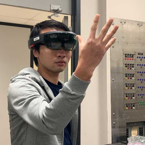 Electrical and Computer engineering graduate PhD student Bach Tran at The University of Akron
