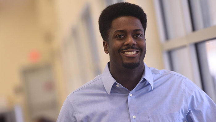 The University of Akron College of Engineering student success Josh Thomas headshot