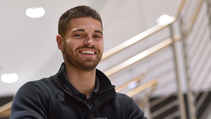 The University of Akron College of Engineering student success Paul Wischt headshot