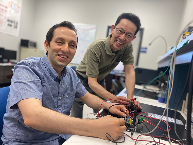 Masoud Nazari, PhD candidate and Dr. Kye-Shin Lee from the University of Akron