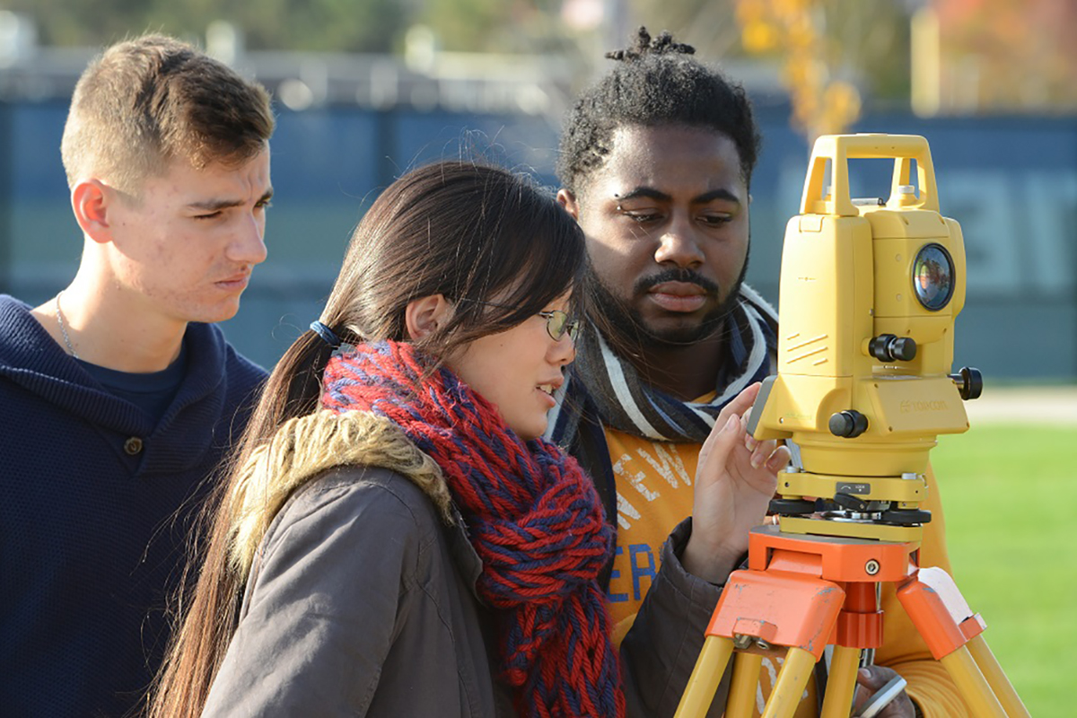 Surveying and Mapping program students
