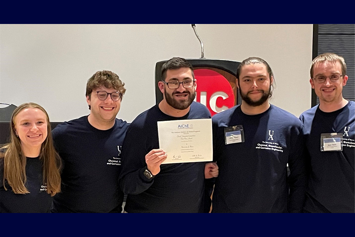 Chemical engineering students win first place in ChemE Jeopardy