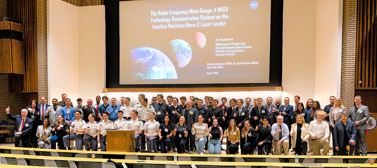 AIAA student members from universities all over the Midwest and New England alongside professionals from NASA Glenn Research Center, HX-5, LCC, M.L. Heil Consulting LLC, Classic Engineering and AIAA.