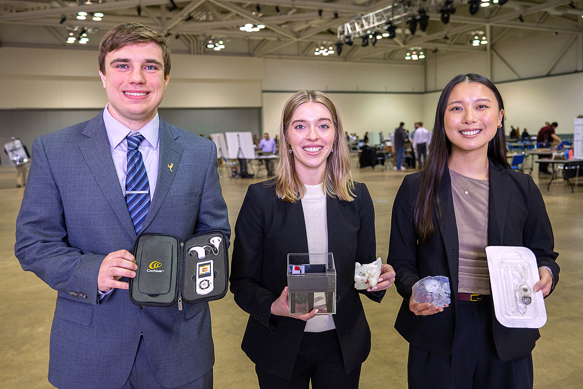 Revolutionizing surgical training: UA students and faculty continue development of groundbreaking cochlear implant simulation tool