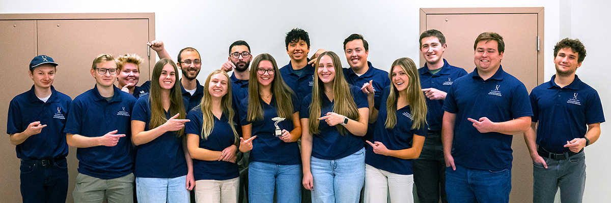 UA students from the Chem-E Car and ChemE-Sports teams, who earned national recognition at the 2025 AIChE conference.