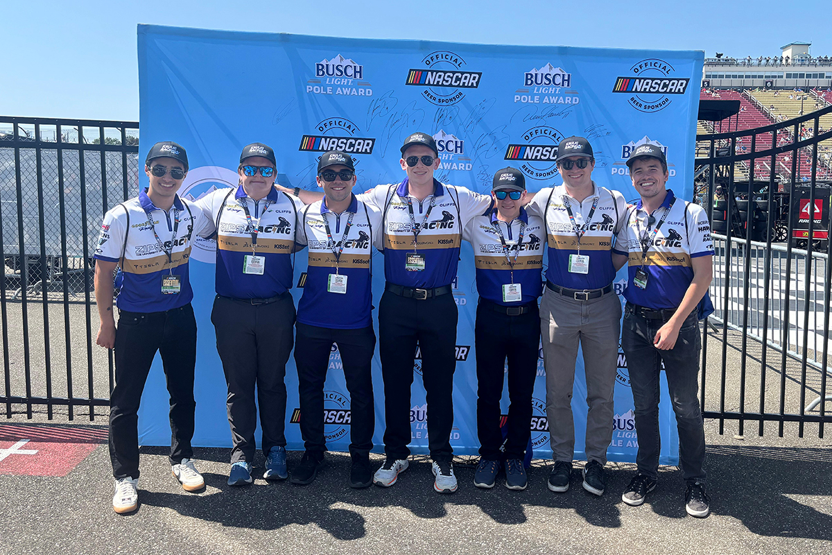 Zips Racing team gets immersive experience during NASCAR weekend