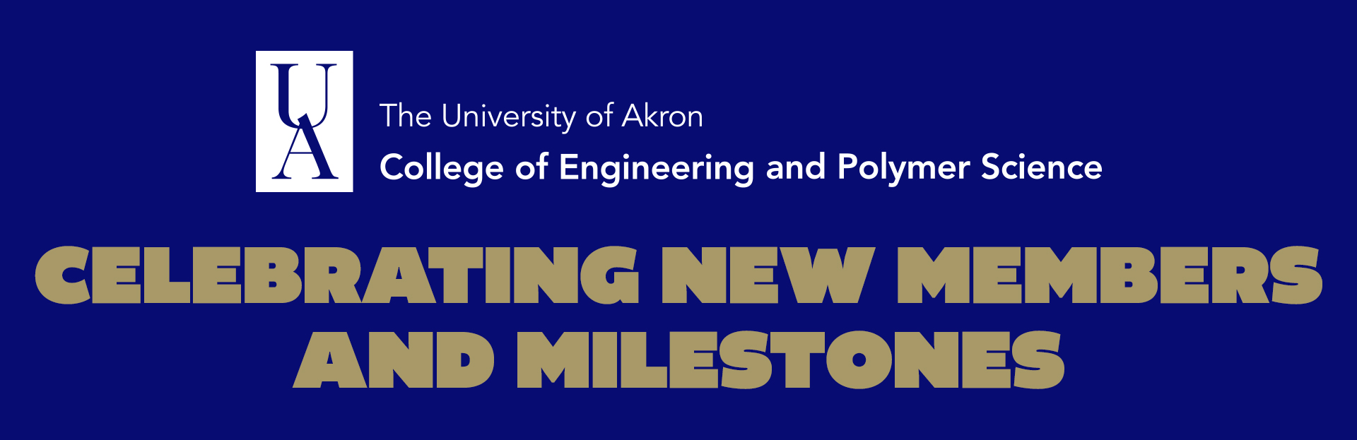 New members and roles announced in the College of Engineering and Polymer Science