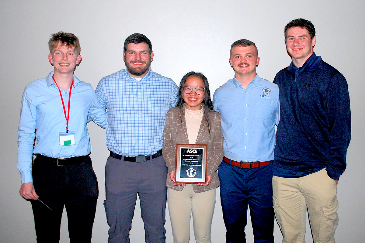 Zips Engineering students earn first-place finishes at ASCE regionals, advance to nationals