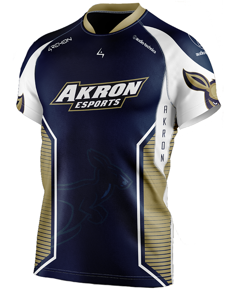 Mock up of a University of Akron esports 