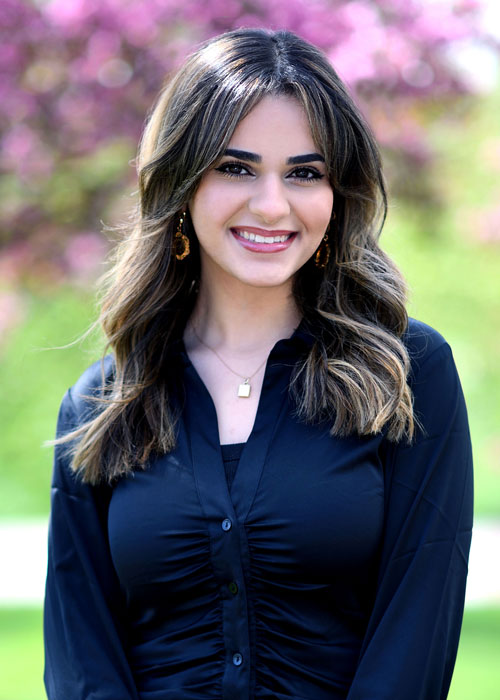 Nadine Salem 2023 student speaker at graduation