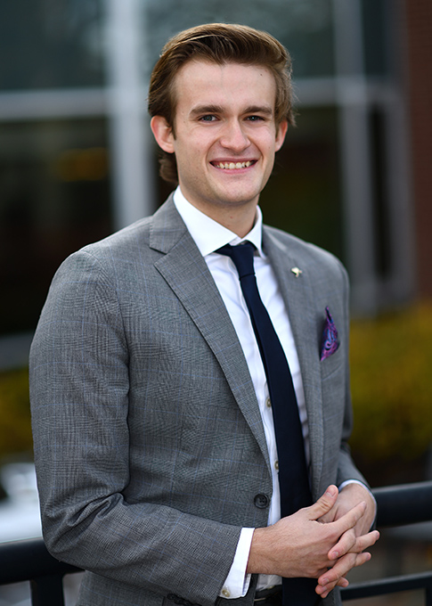 Nicholas Lavy 2021 student speaker at graduation
