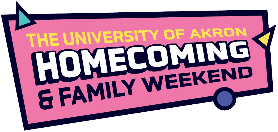 Homecoming and family weekend logo
