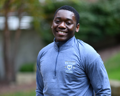 Michael Ameteku, honors student at The University of Akron
