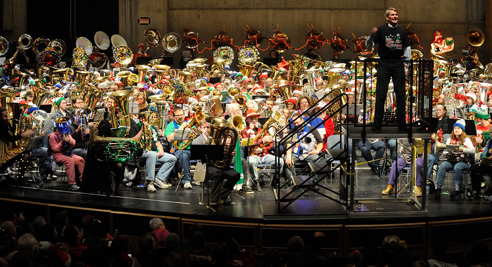 Hundreds of area musicians to take part in 38th annual Tuba Christmas