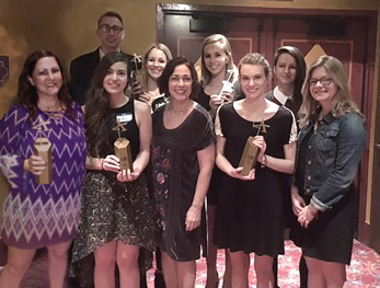 Photo of Students and faculty from our Myers School of Art at the ADDYs