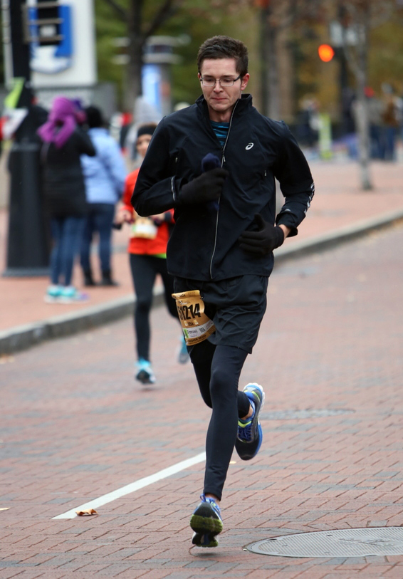 Daniel Hawk running Daniel Hawk running