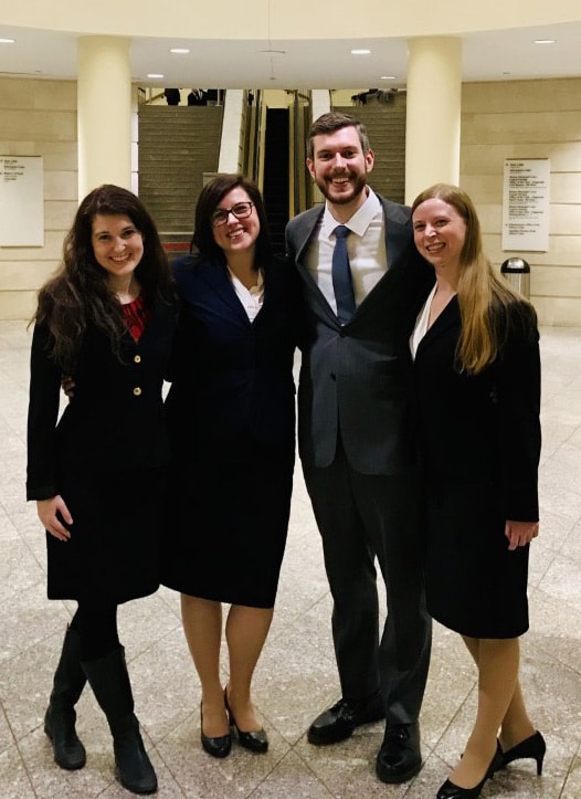 Akron moot court trial team