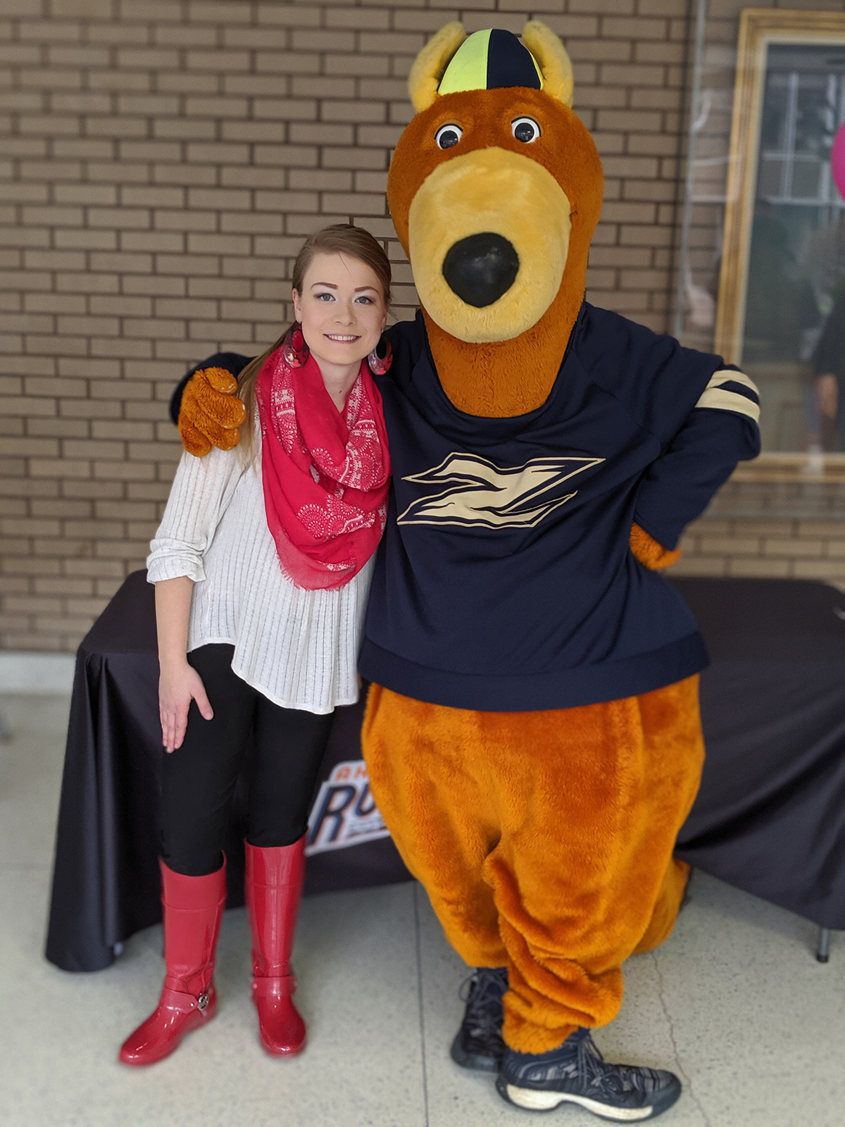 Elexis Hamby with Zippy Elexis Hamby with Zippy