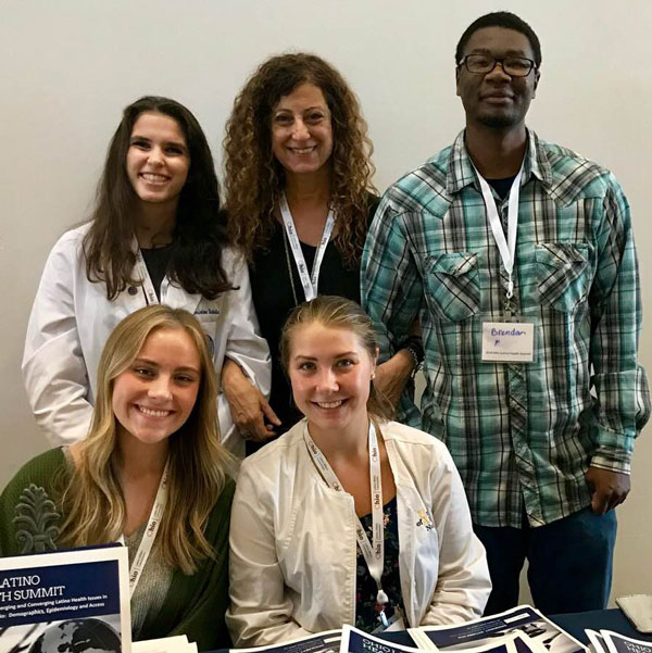Students in the Certificate of Advanced Spanish for the Health Professions and First Responders program participated in the 2018 Ohio Latino Health Summit.