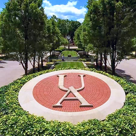 Students visiting campus at The University of Akron