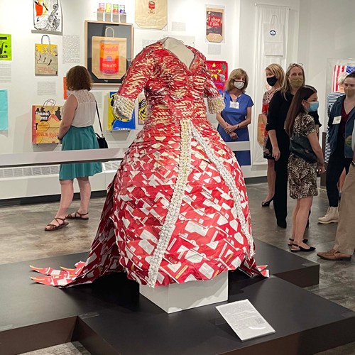 Students put America's literal baggage on display at the University of Akron Exhibition