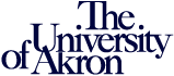The University of Akron wordmark, sized for email signatures and presented for download.