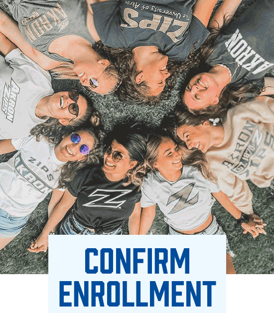 Confirm your enrollment to The University of Akron