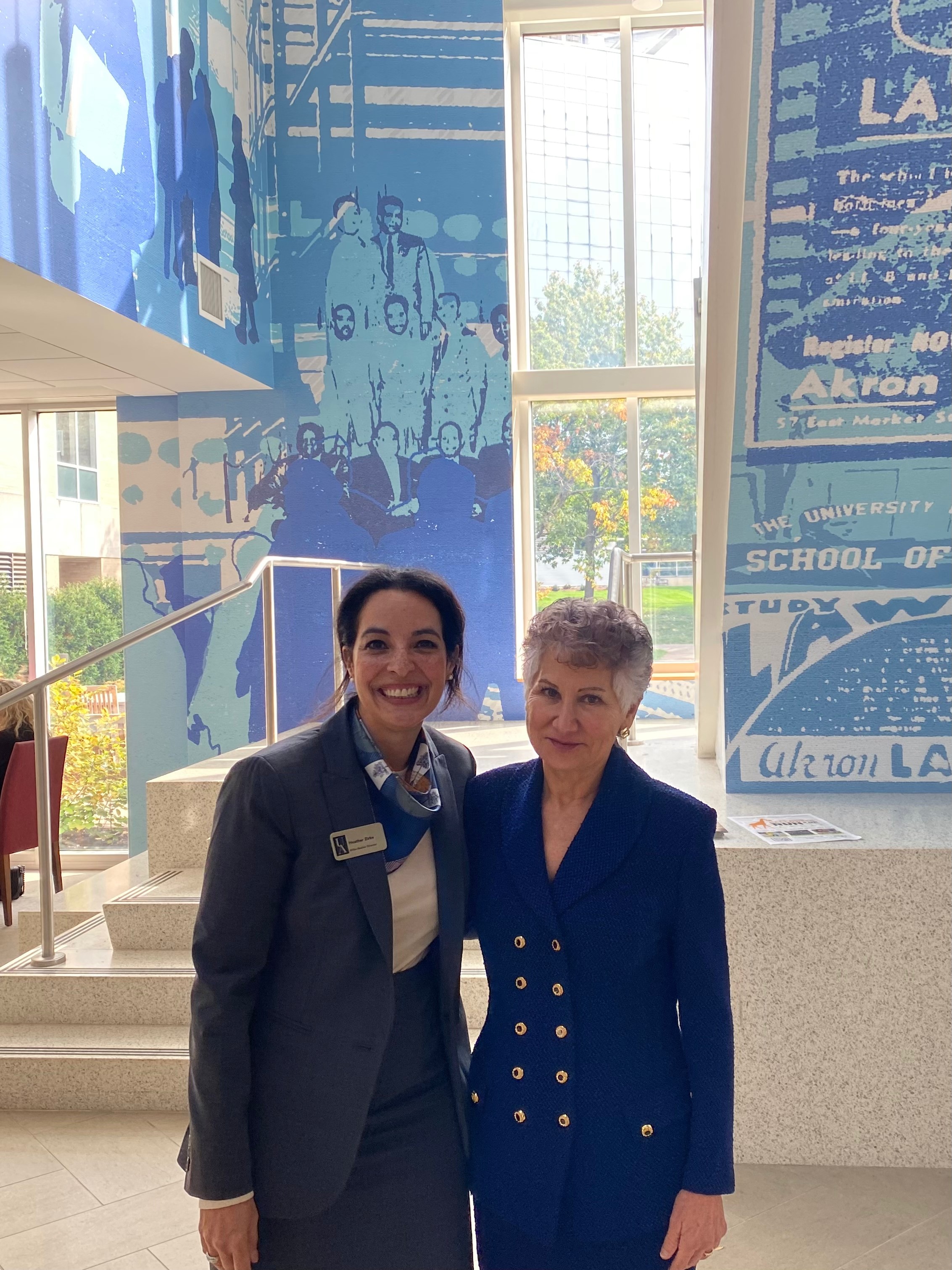 Professor Zirke and Susan Fortney