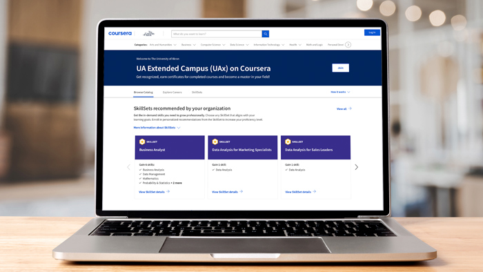 UAx on Coursera is available anywhere, anytime.